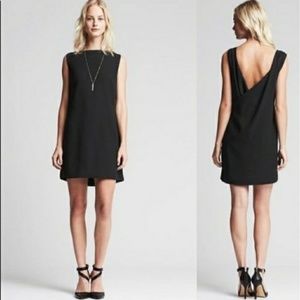 Banana Republic Draped Back Dress LBD